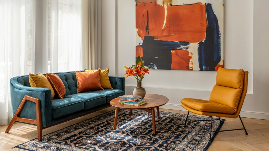 A living room before Vastu rebalancing